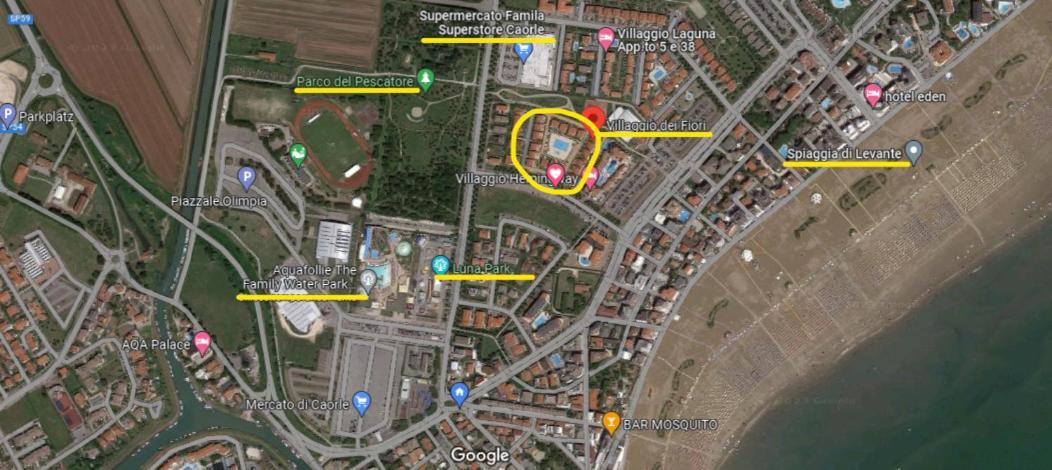 Iris 20 In Posizione Strategica, Indipendente, All'Interno Del Villaggio Dei Fiori Каорле Екстер'єр фото